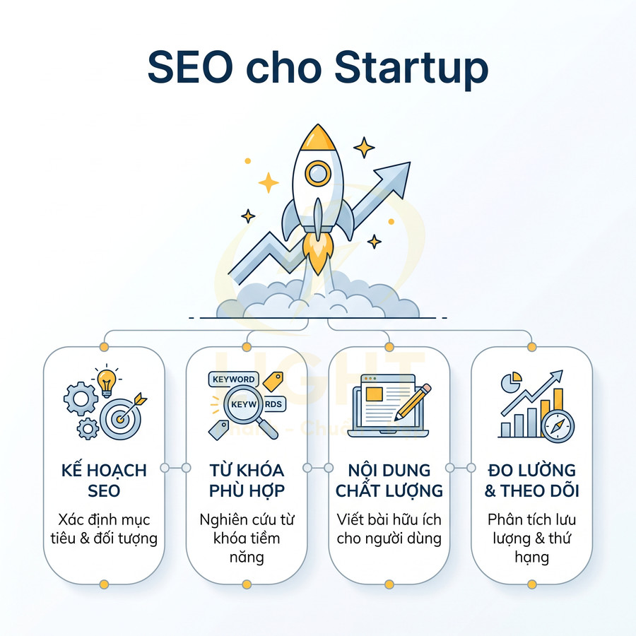 Website chuẩn SEO cho startup mới cần ưu tiên hạng mục nào trước?
