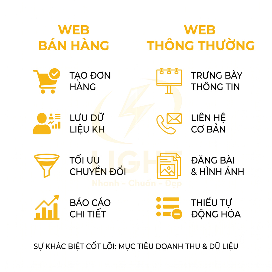 Website bán hàng là gì? Khác gì so với web chỉ đăng tin tức sản phẩm thông thường