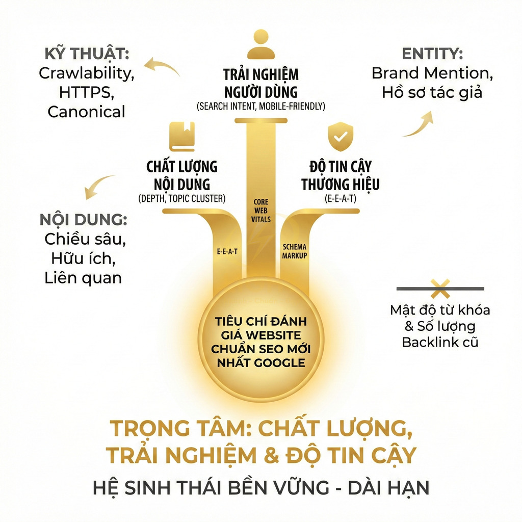 Các tiêu chí đánh giá website chuẩn SEO theo Google mới nhất