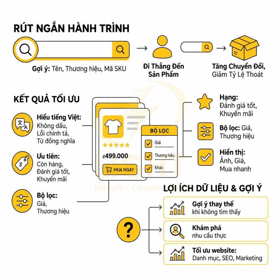 Tìm kiếm sản phẩm nội bộ trên website bán hàng có quan trọng không?
