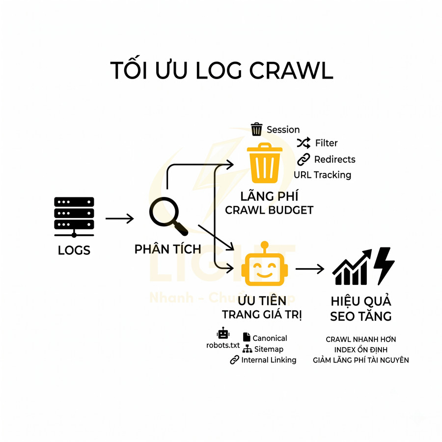 Thiết kế website chuẩn SEO có cần tối ưu log crawl không?