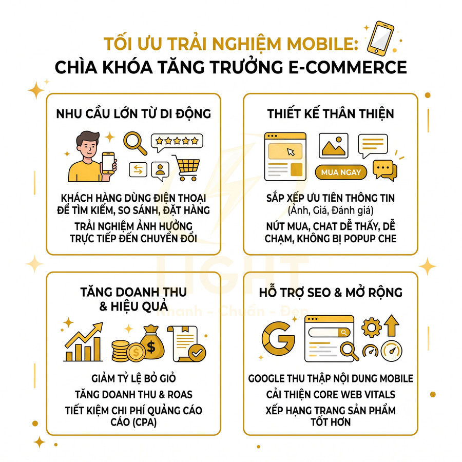 Vì sao website bán hàng phải tương thích với điện thoại?