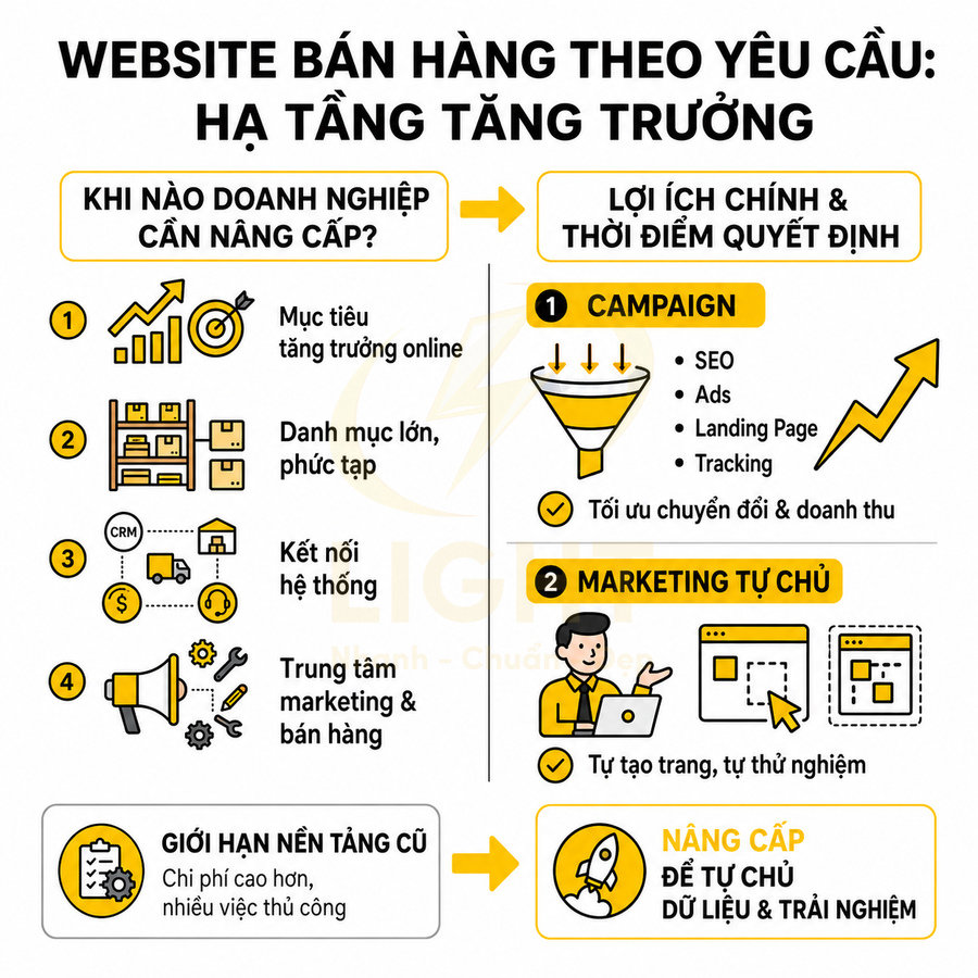 Thiết kế website bán hàng theo yêu cầu phù hợp với ai?