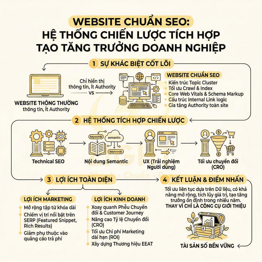 Lợi Ích Của Website Chuẩn SEO So Với Website Thông Thường