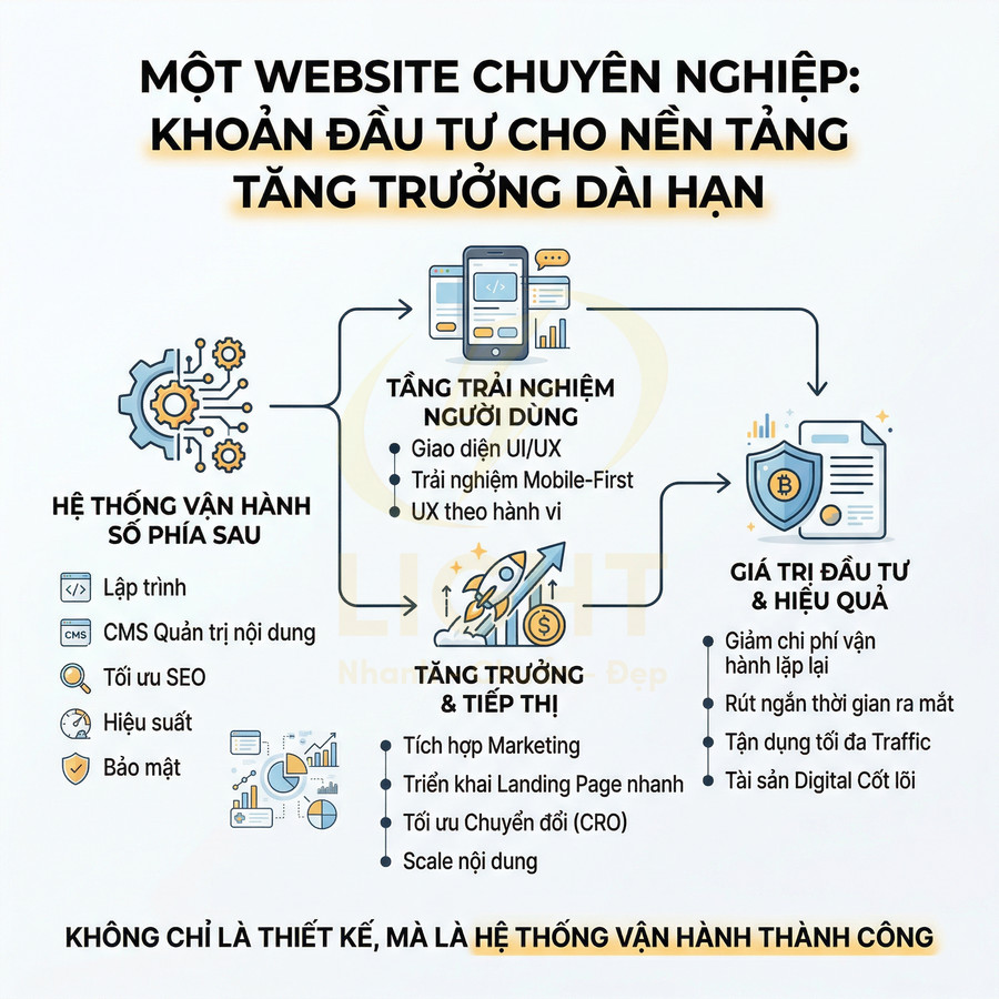 Chi phí thiết kế website chuyên nghiệp gồm những gì?