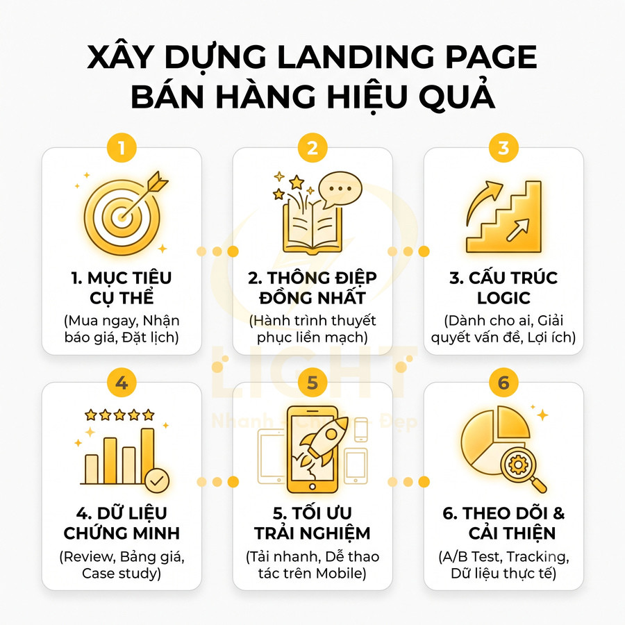 Cách thiết kế landing page bán hàng giúp tăng đơn hàng