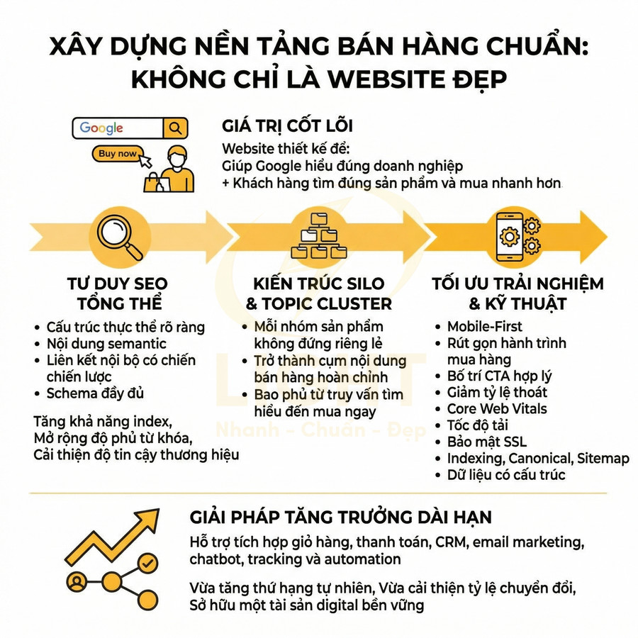 Dịch vụ thiết kế website bán hàng chuyên nghiệp chuẩn SEO