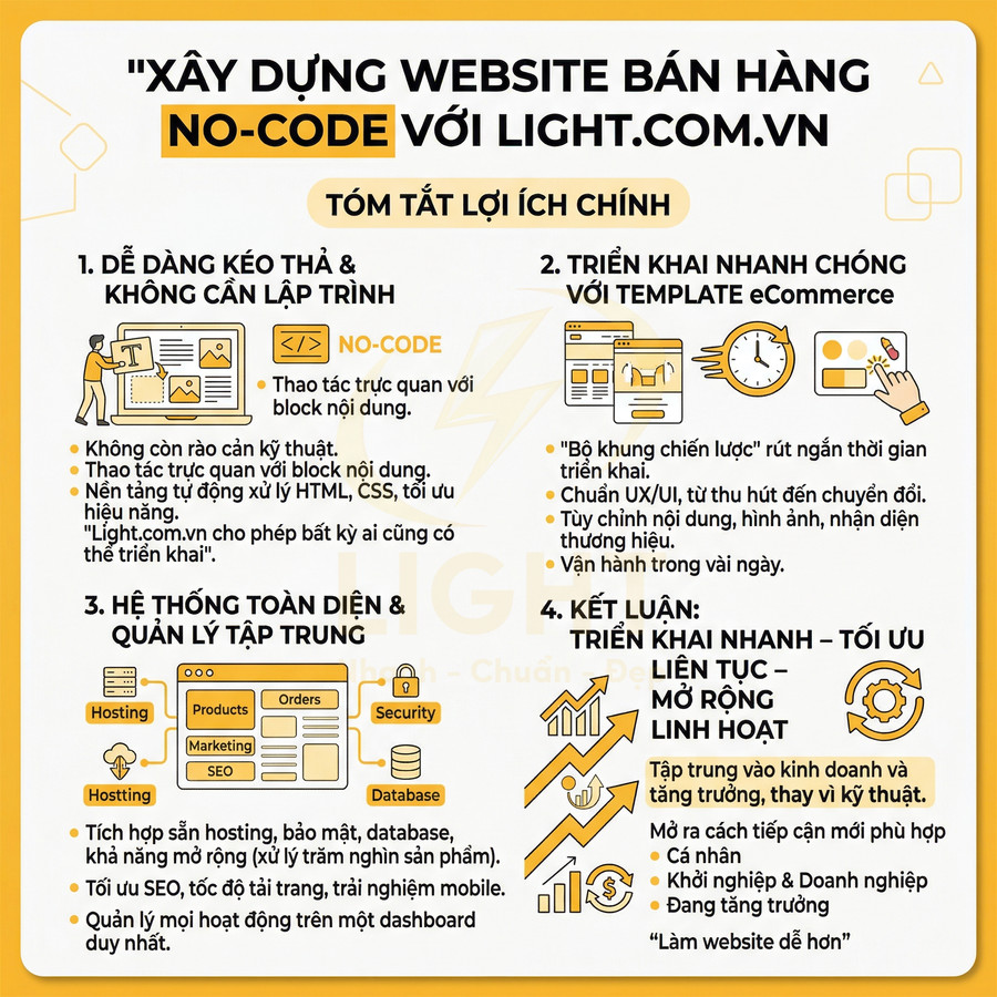 Cách tạo website bán hàng không cần biết lập trình