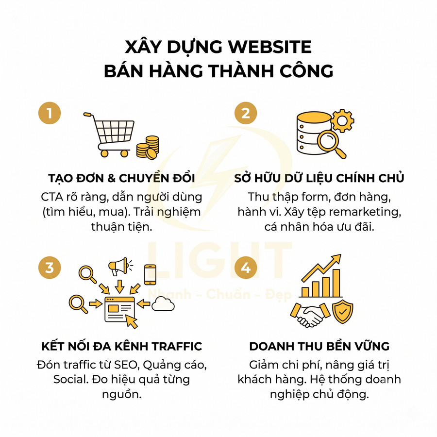 Mục đích xây dựng website bán hàng trong kinh doanh online là gì?