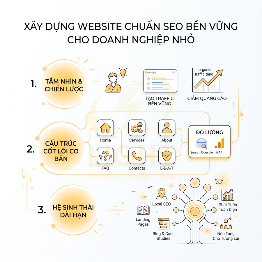 Doanh nghiệp nhỏ có nên đầu tư website chuẩn SEO ngay từ đầu không?