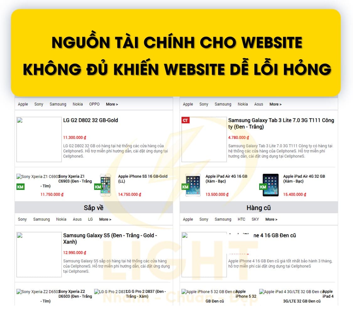 Thiết kế web chất lượng đáng tin cậy với mức chi phí thấp, đạt chuẩn SEO