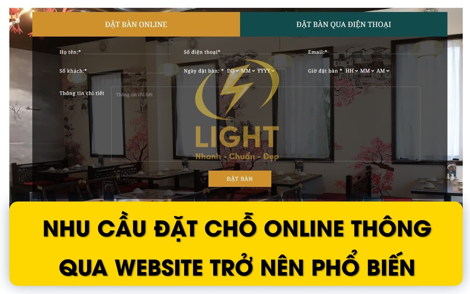 Khó khăn doanh nghiệp khi không có thiết kế web nhà hàng