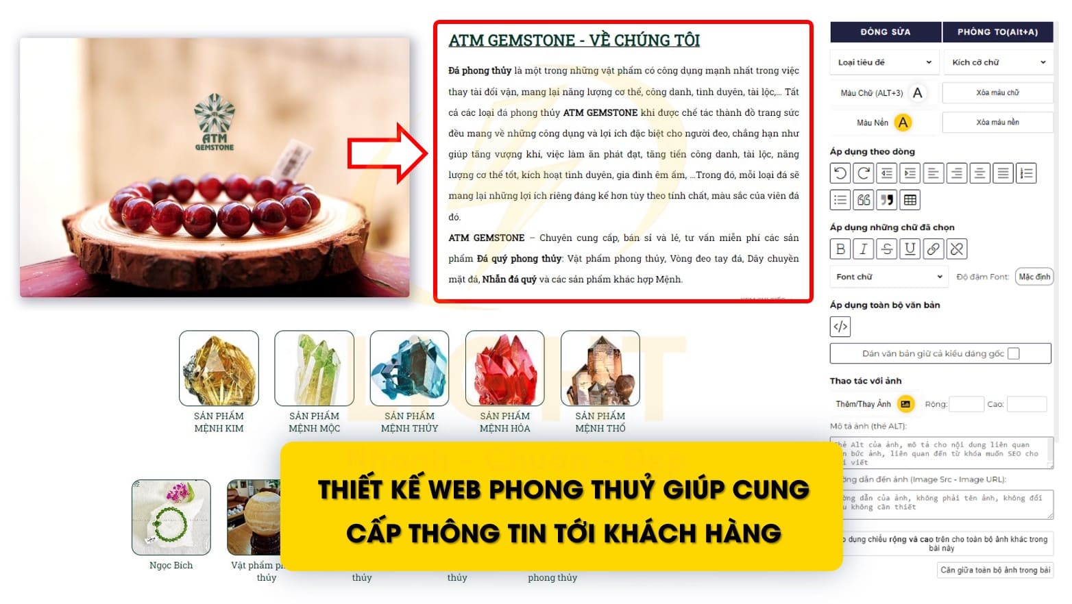 Thiết Kế Web Phong Thủy Đẹp Chuyên Nghiệp