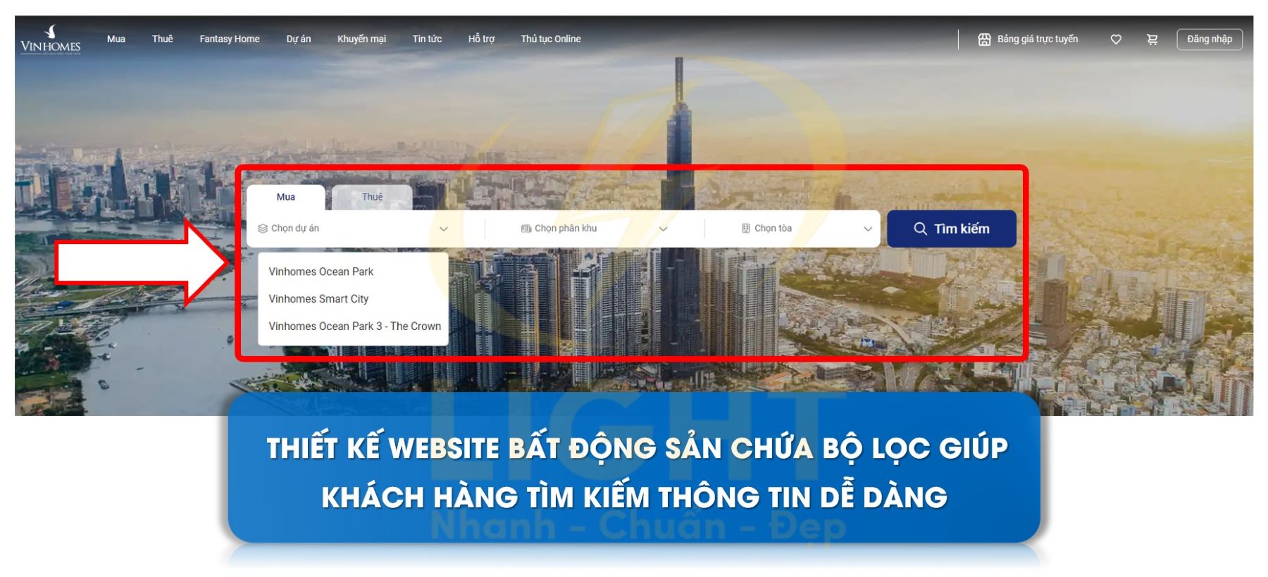 Lý do cần sở hữu thiết kế website bất động sản chuyên nghiệp