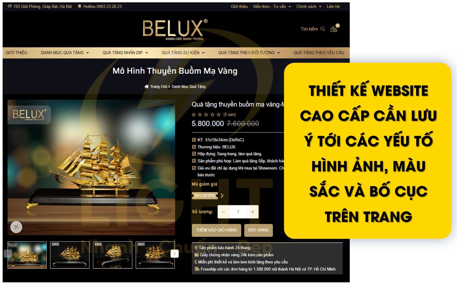 Thiết Kế Website Cao Cấp Phục Vụ Cho Doanh Nghiệp