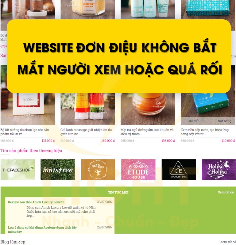 Thiết Kế Web Nhanh Chỉ Trong Vài Ngày Chất Lượng Cao