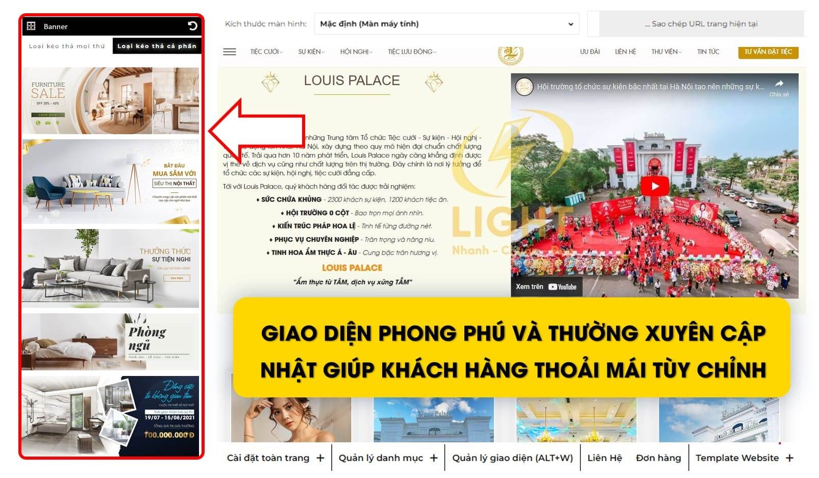 Light là nền tảng website uy tín