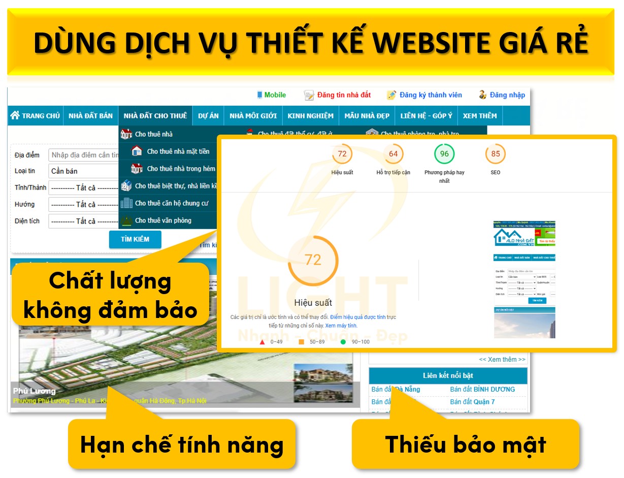 dùng dịch vụ thiết kế website giá rẻ 