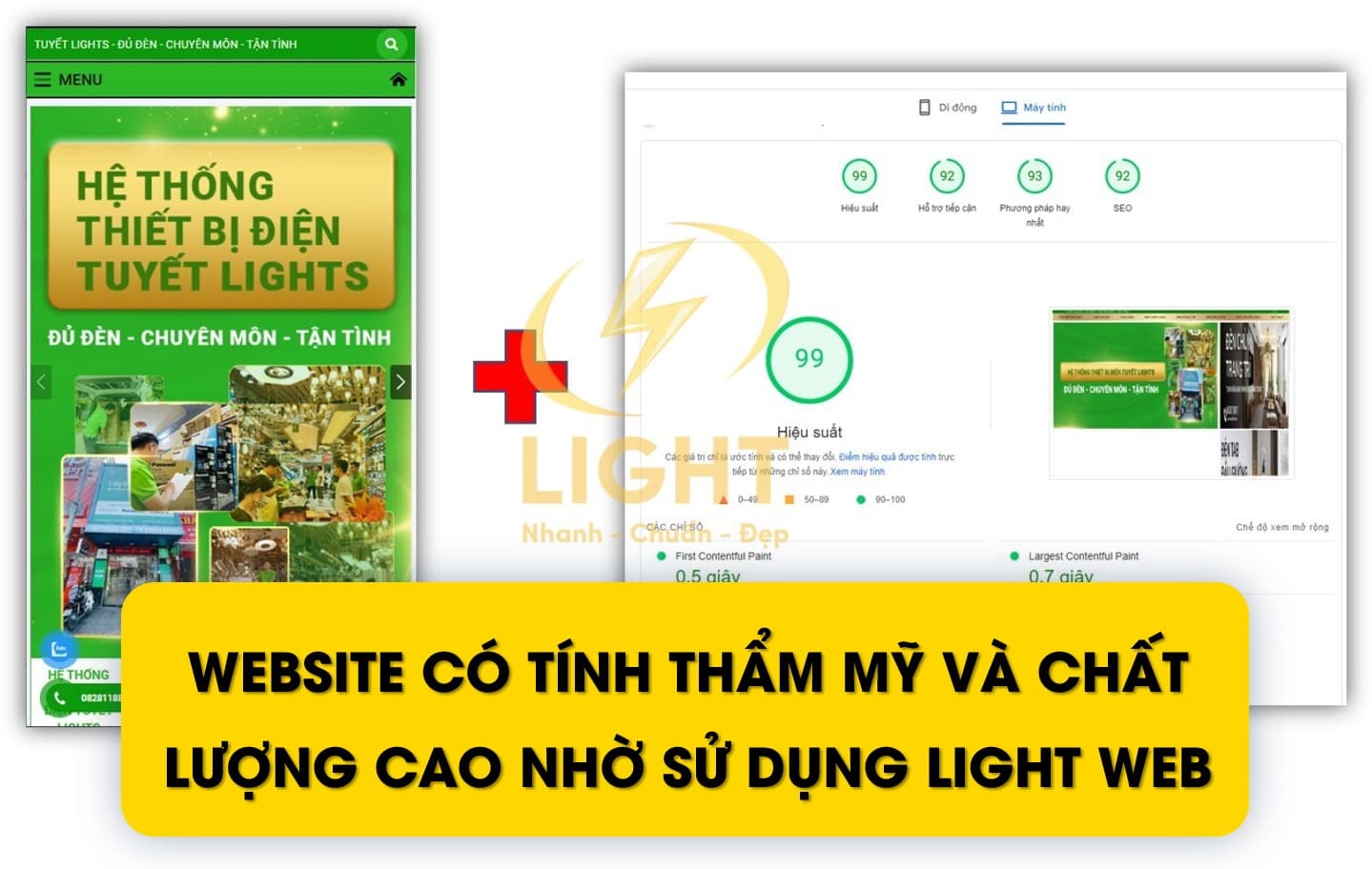 Thiết kế web giá bao nhiêu không còn là vấn đề tại LIGHT