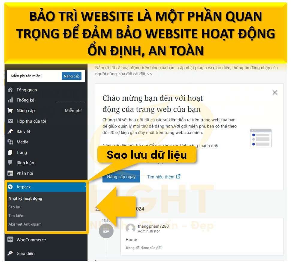 Bảo trì website là một phần quan trọng để đảm bảo website hoạt động ổn định, an toàn