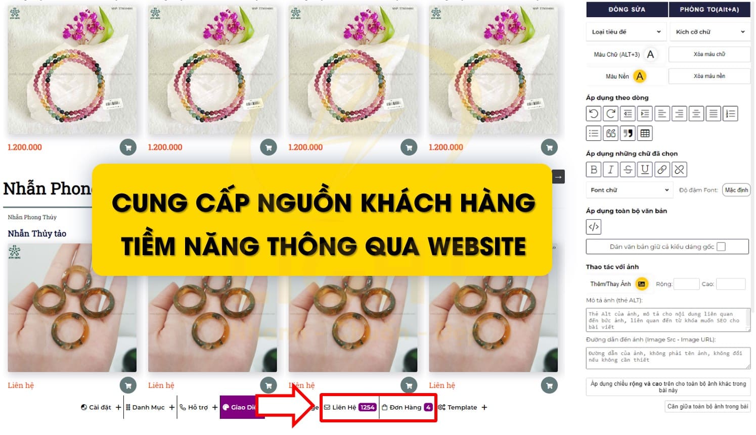 Thiết kế web phong thủy mang đến lượng khách hàng tiềm năng