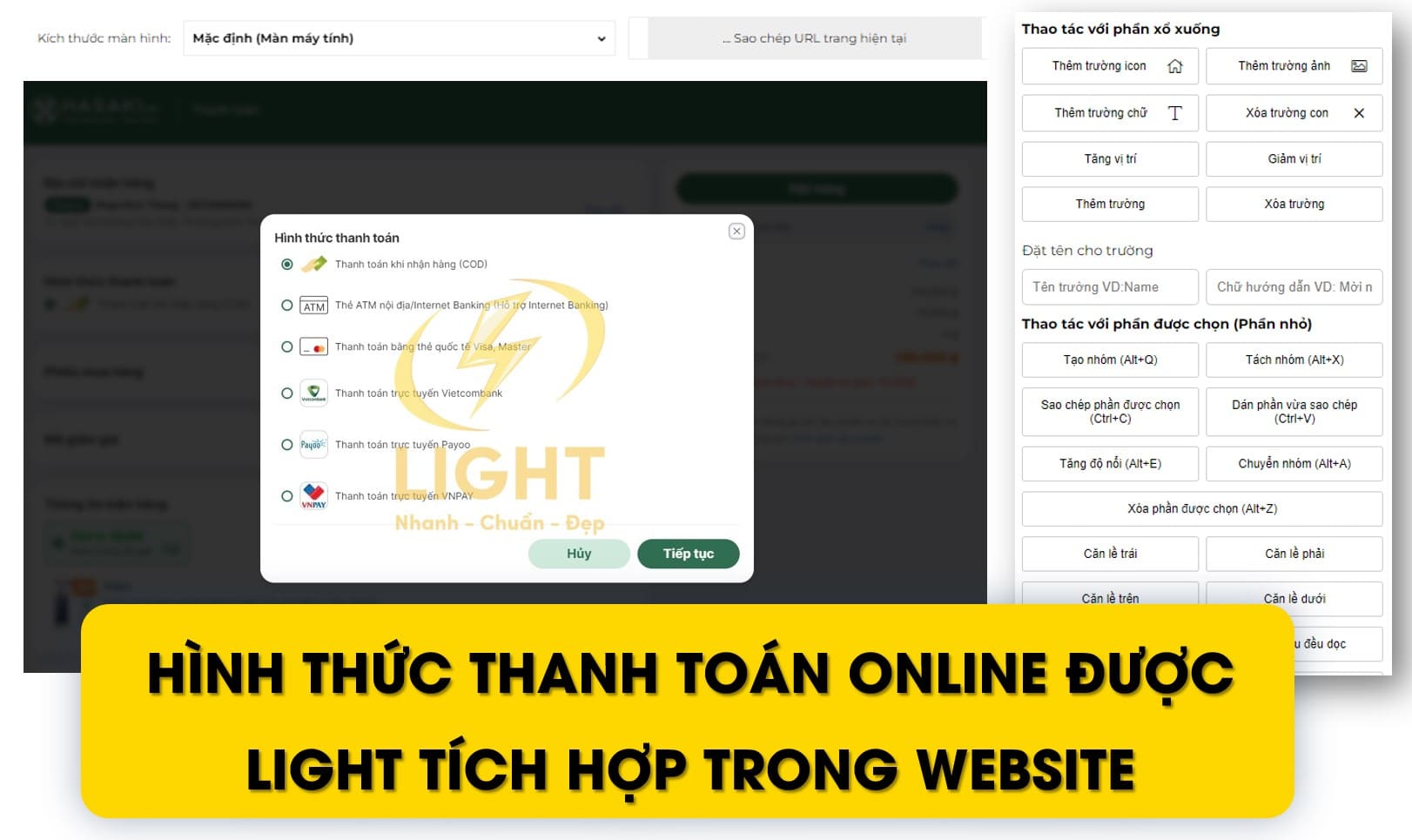 Website doanh nghiệp cho thương mại điện tử