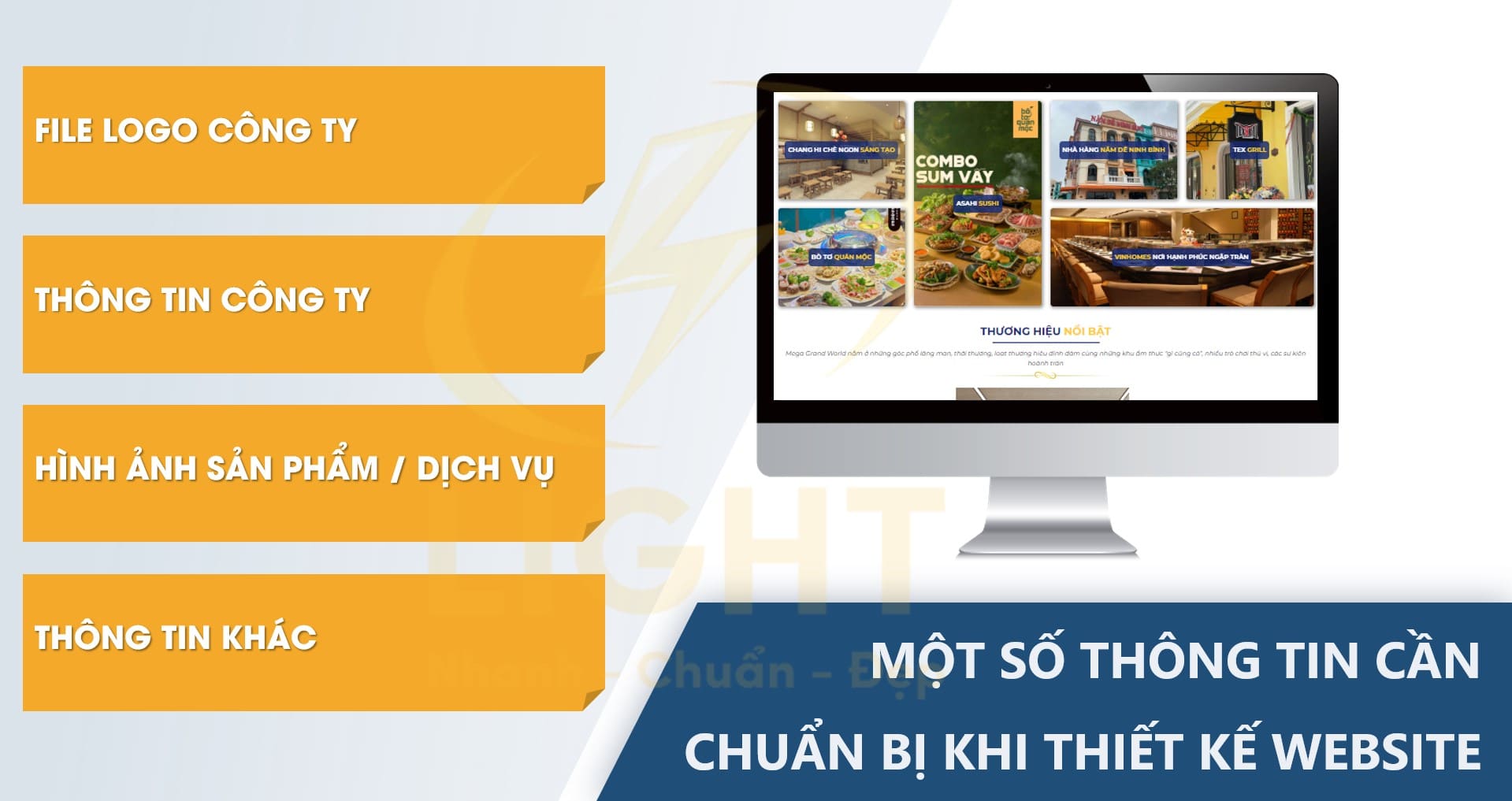 Cần chuẩn bị gì trước khi thiết kế web Đồng Nai?