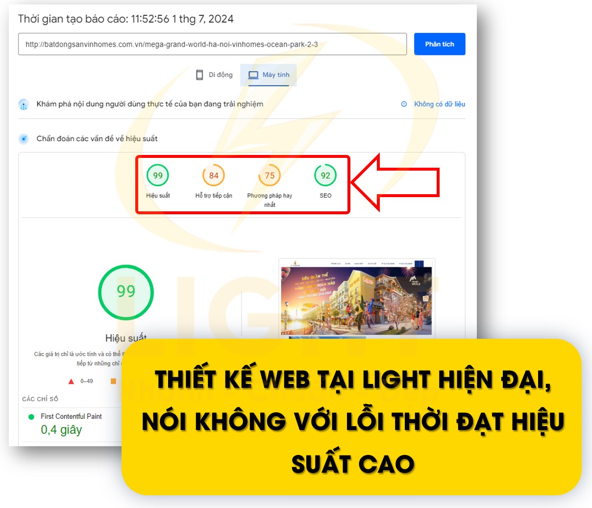 Thiết Kế Web Tại Light Hiện Đại, Nói Không Với Lỗi Thời