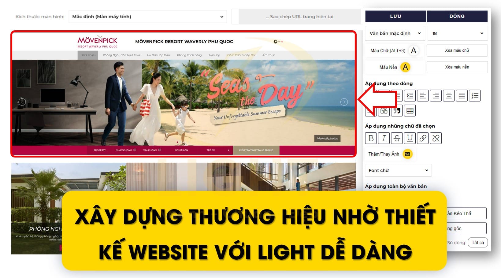 Xây dựng thương hiệu khách sạn nhờ website