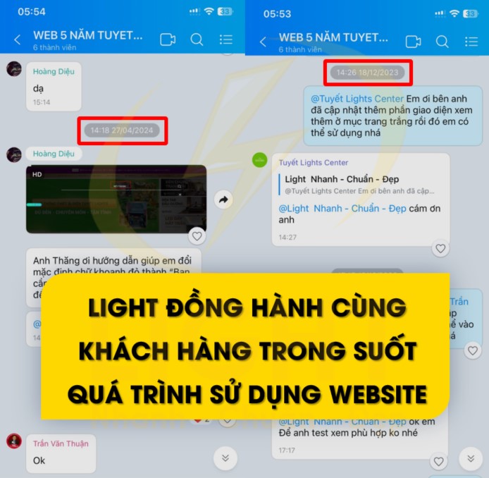 Kinh nghiệm của đơn vị