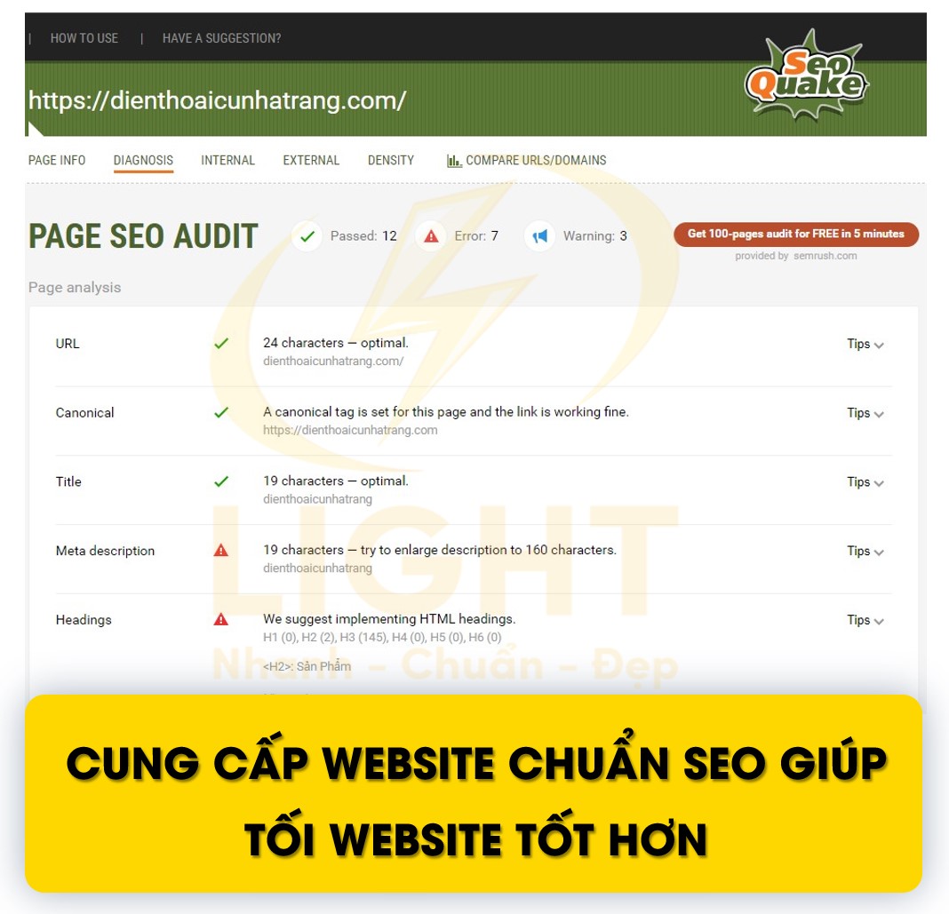 Light là công ty thiết kế website tại nha trang chuyên nghiệp và leo Top Google không còn là vấn đề