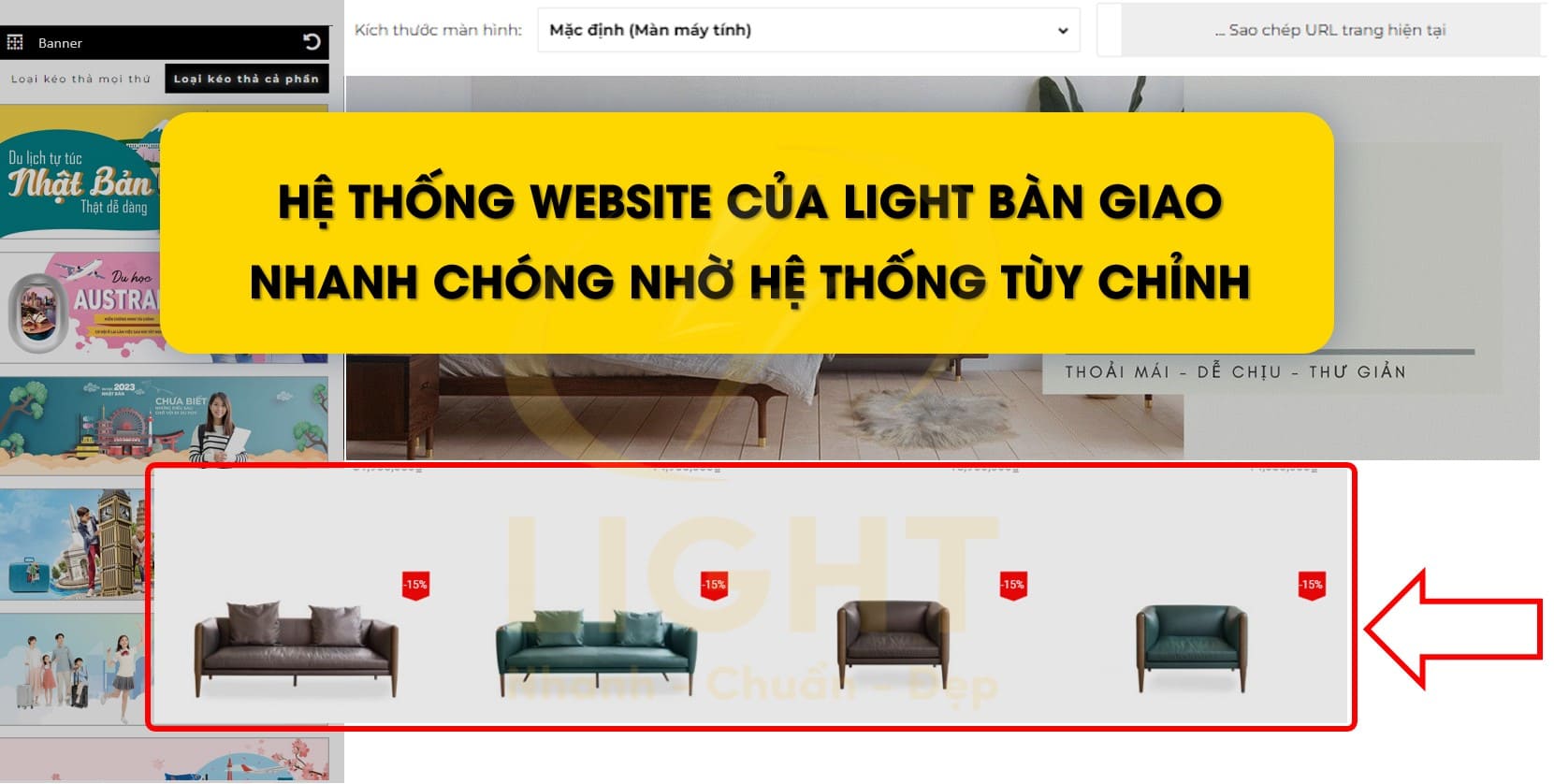 Lý do nên chọn thiết kế web bán vé máy bay ở LIGHT