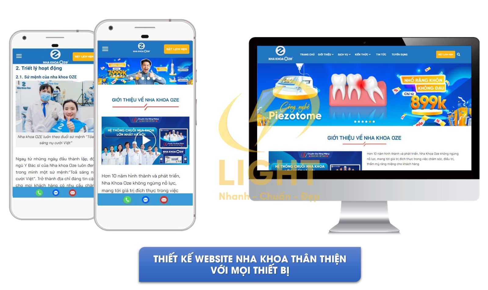 Website nha khoa chuẩn SEO