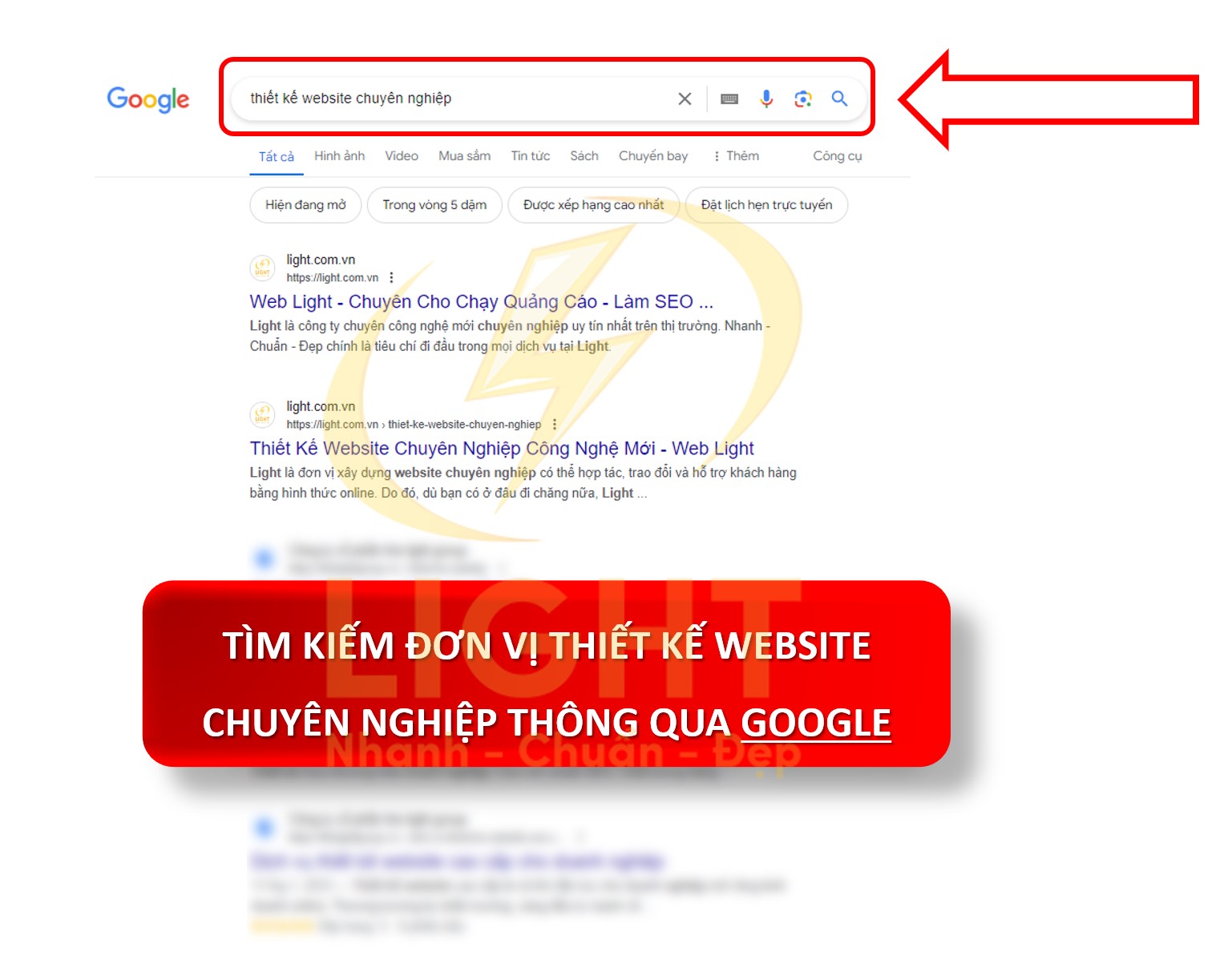 Tìm người xây dựng website ấn tượng tại LIGHT