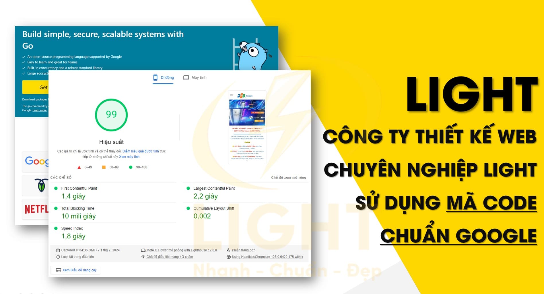 LIGHT - Công ty thiết kế web chuyên nghiệp