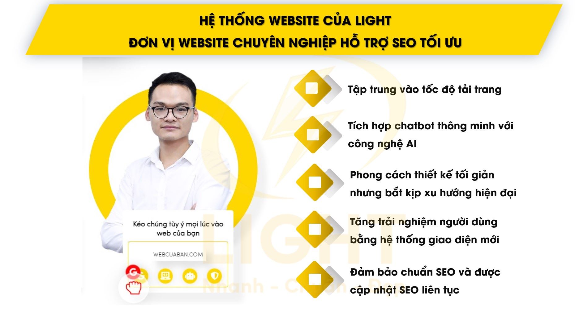 LIGHT - Đơn vị website chuyên nghiệp