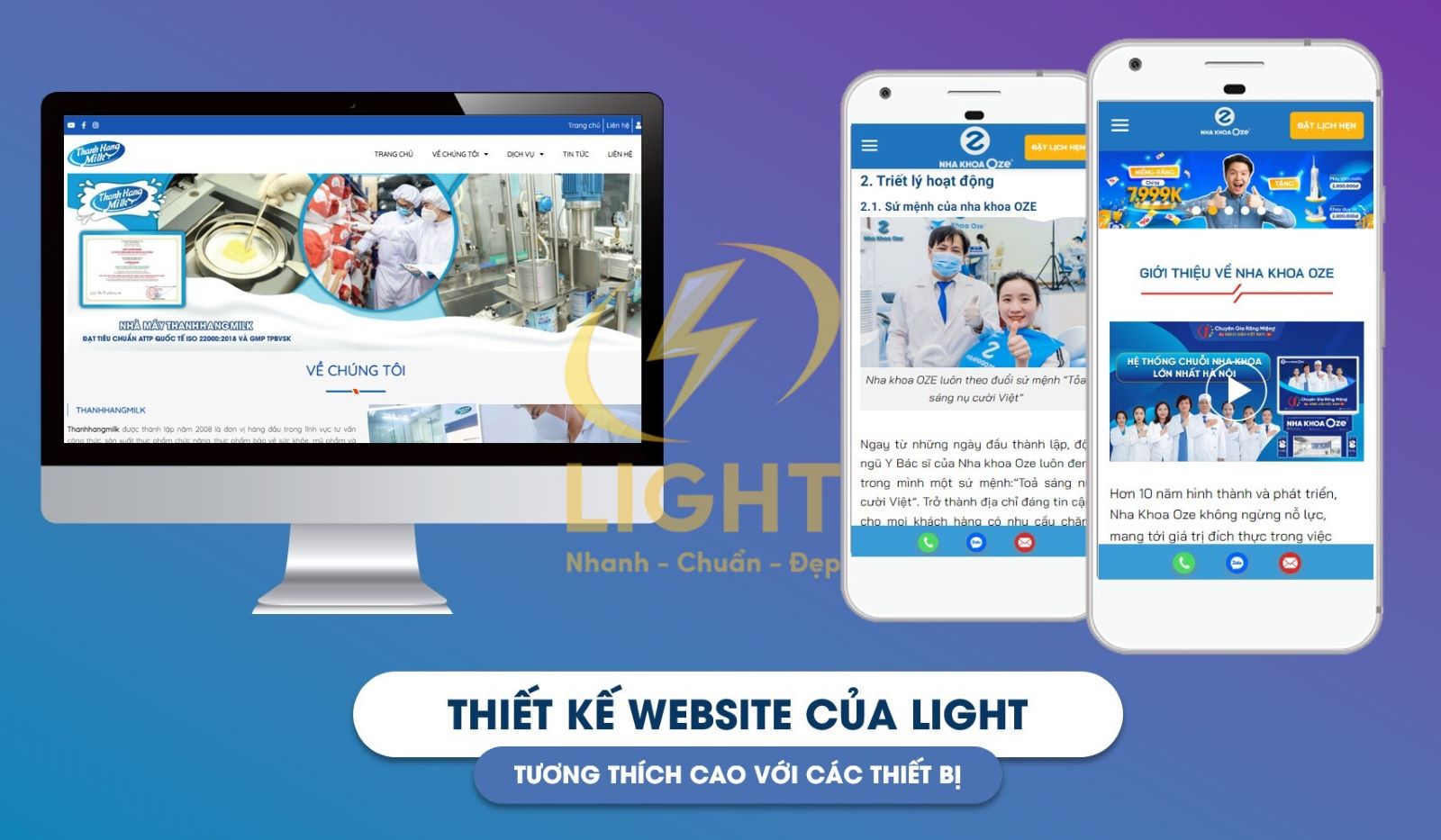 Thiết kế website tại Thái Bình có độ tương thích cao với các thiết bị công nghệ