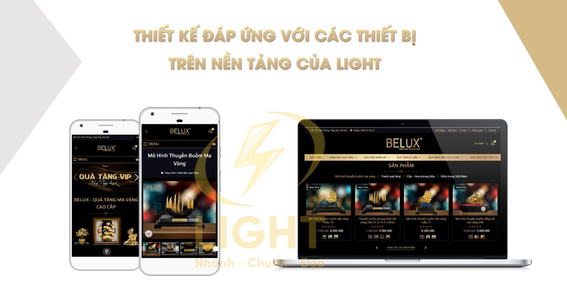 Website nên dễ sử dụng trên các thiết bị