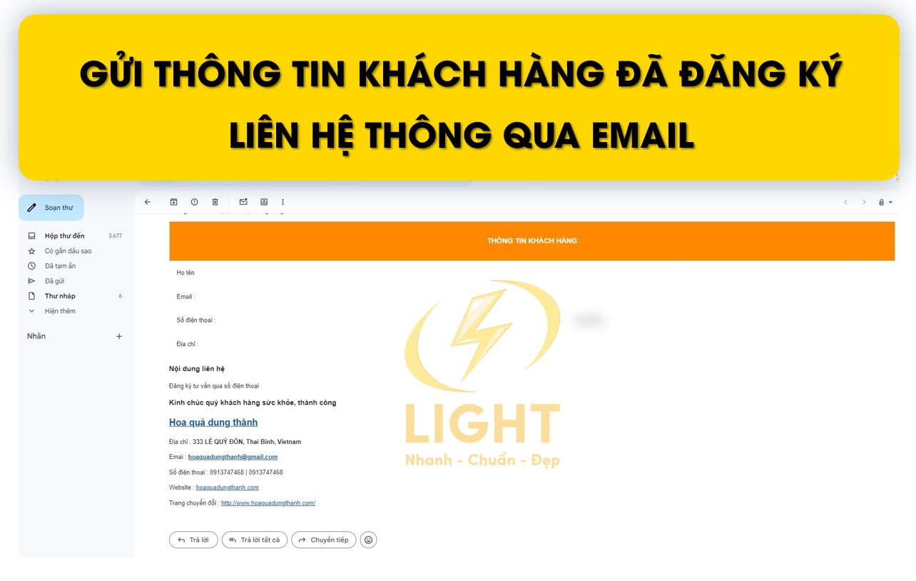 LIGHT làm Web đa tính năng, thao tác đơn giản