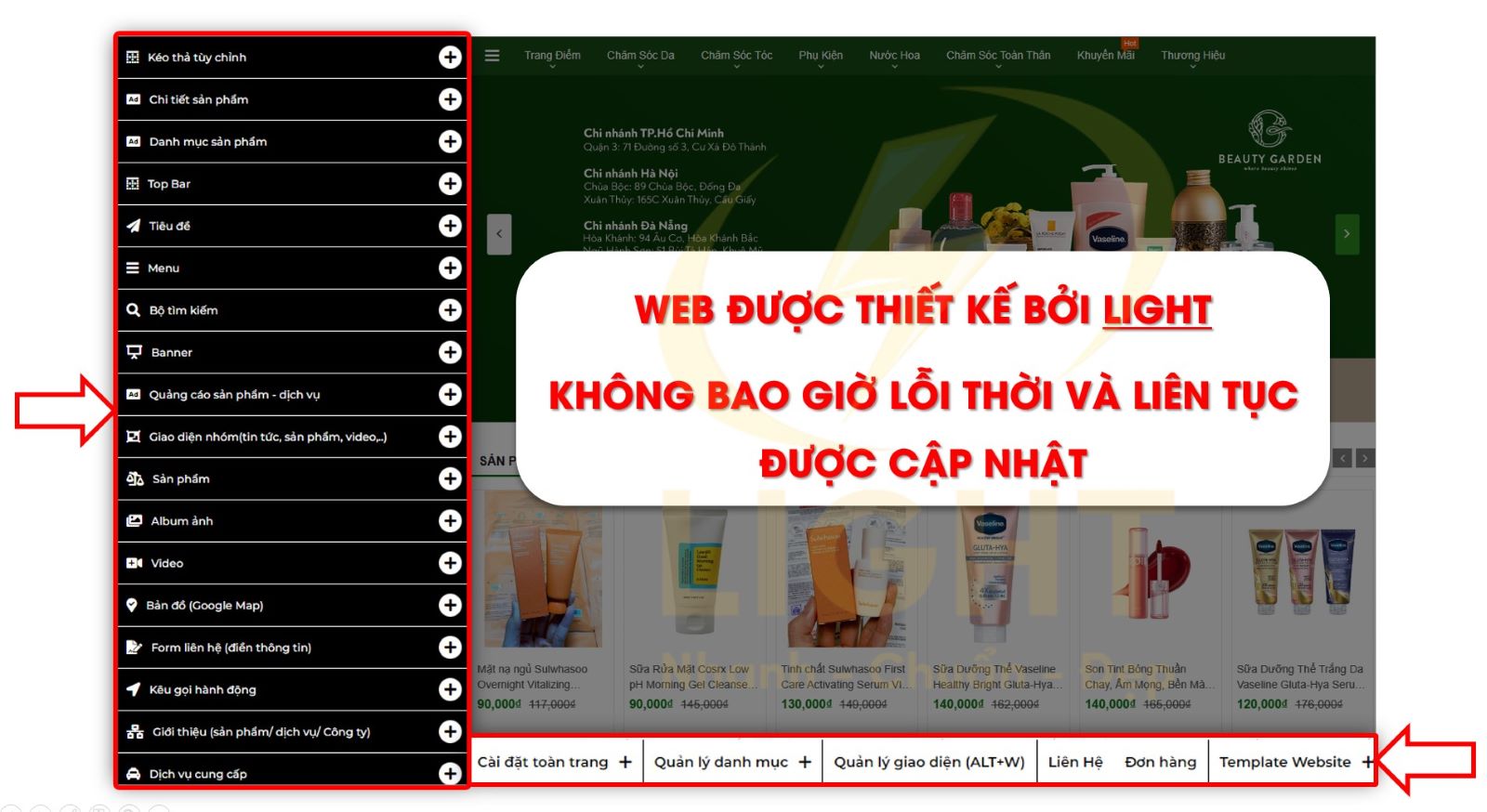 Web đẳng cấp mọi thời đại với LIGHT