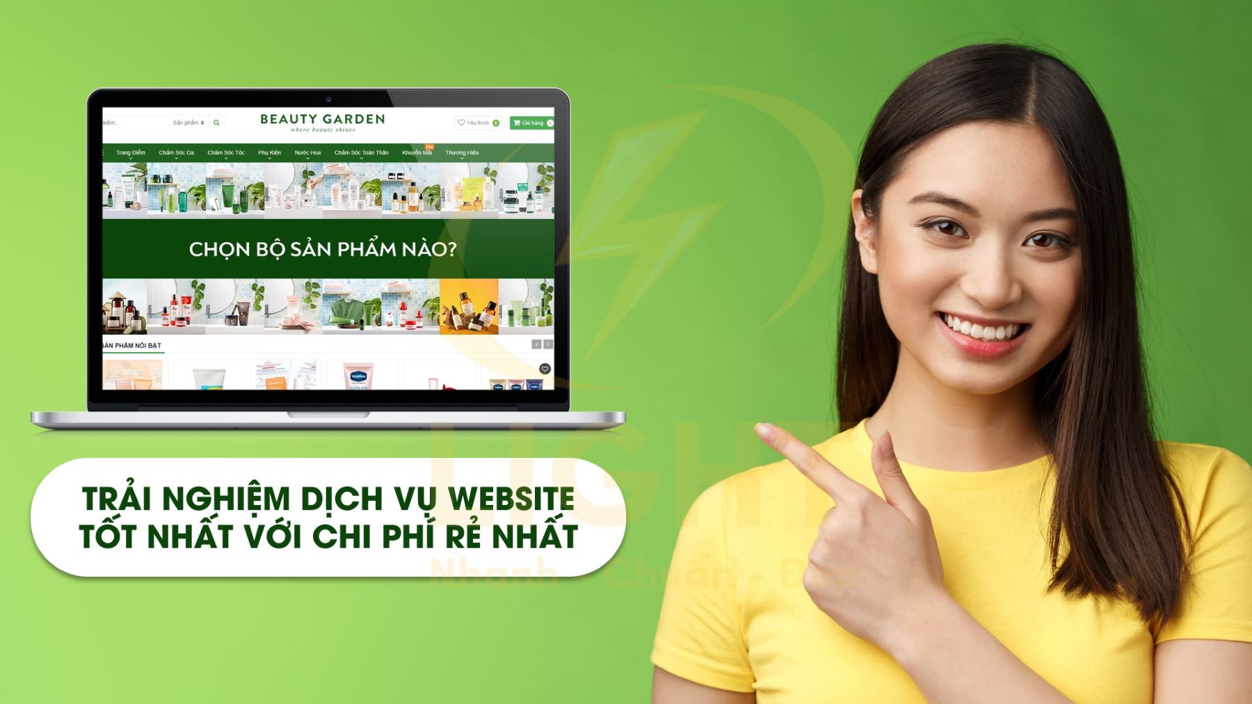 Xây dựng website tại Thái Nguyên đẹp - chất lượng cùng LIGHT