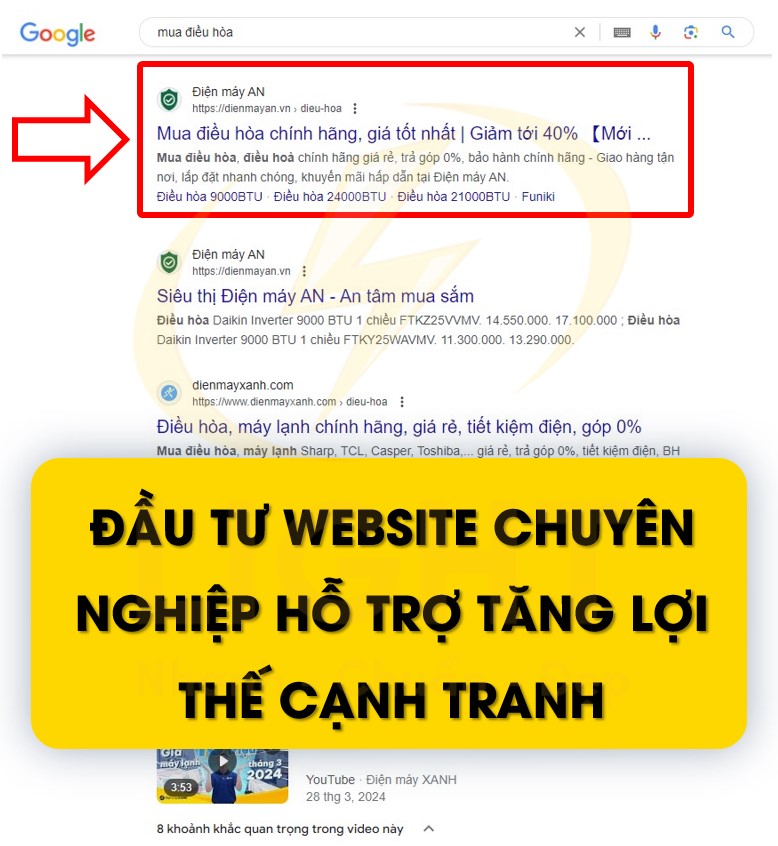 Đầu tư website chuyên nghiệp hỗ trợ tăng lợi thế cạnh tranh