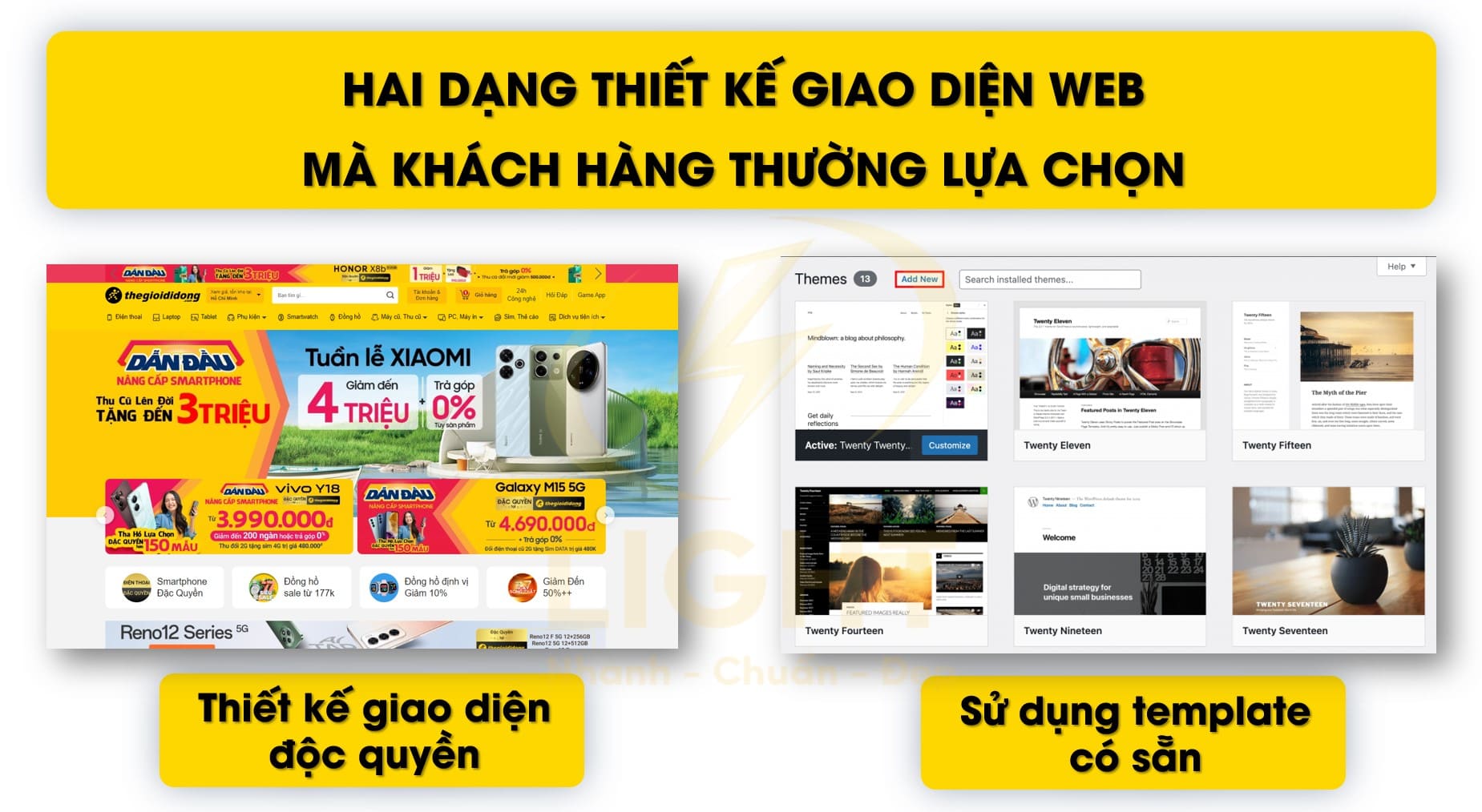 Bảng báo giá thiết kế web bao gồm những chi phí nào?