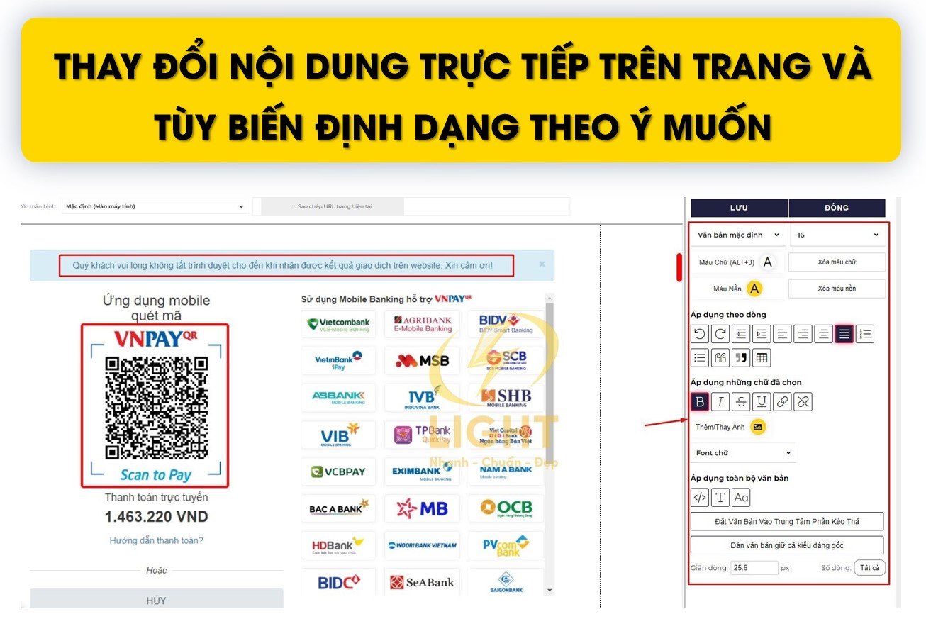 Lợi ích của khách hàng khi làm web Vũng Tàu tại LIGHT