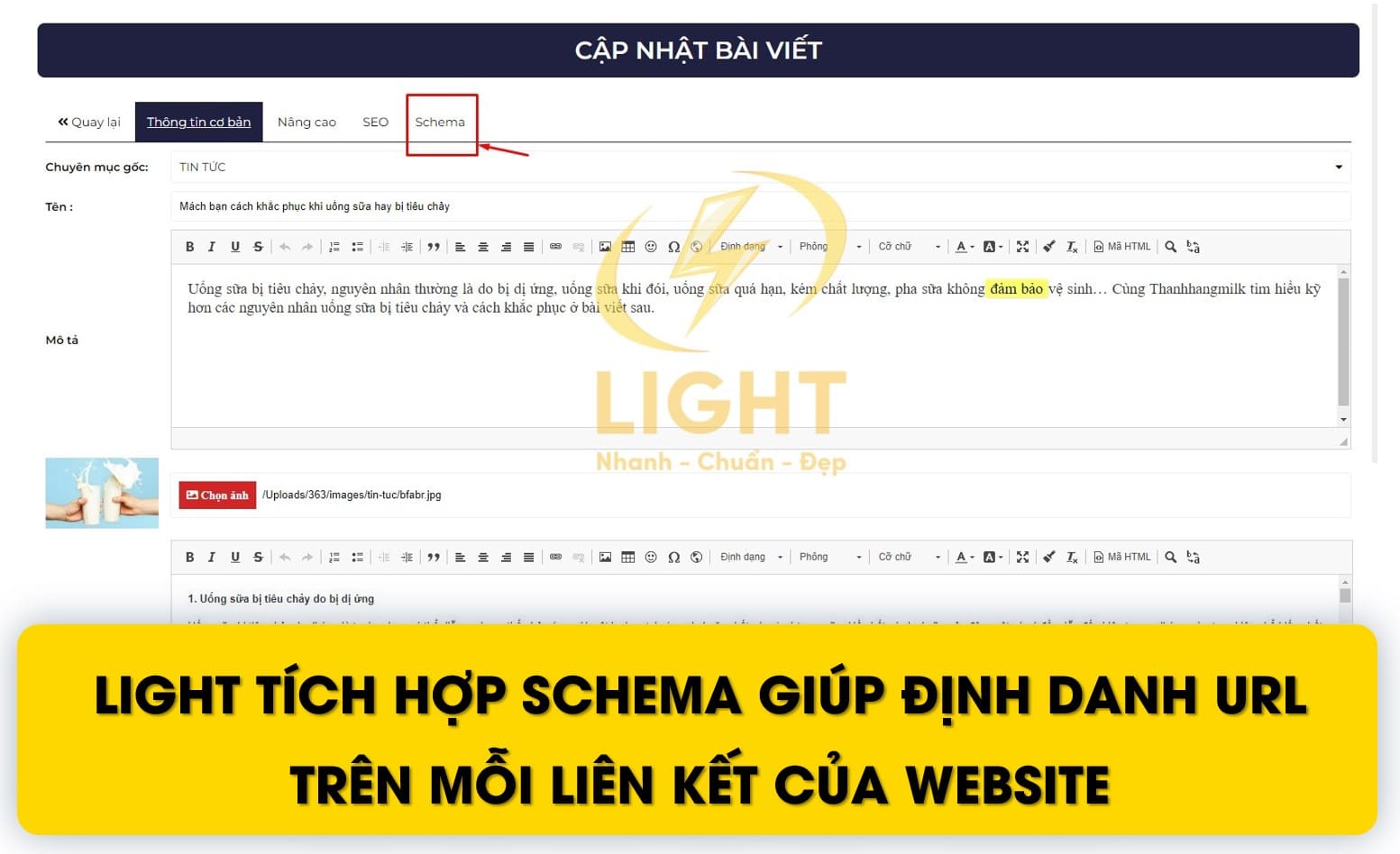 Web chuẩn SEO, cập nhật miễn phí