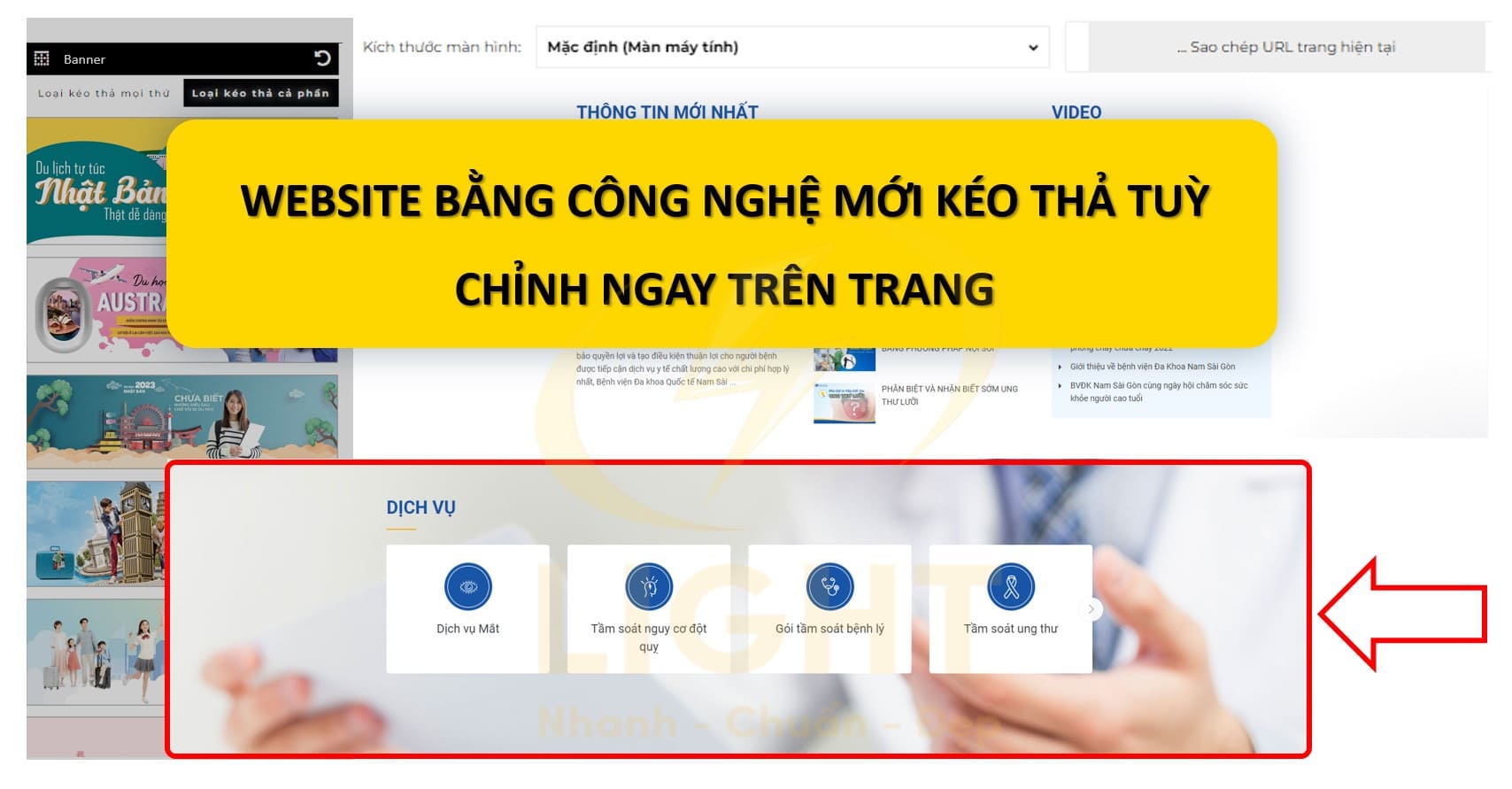 LIGHT nền tảng web chuẩn SEO