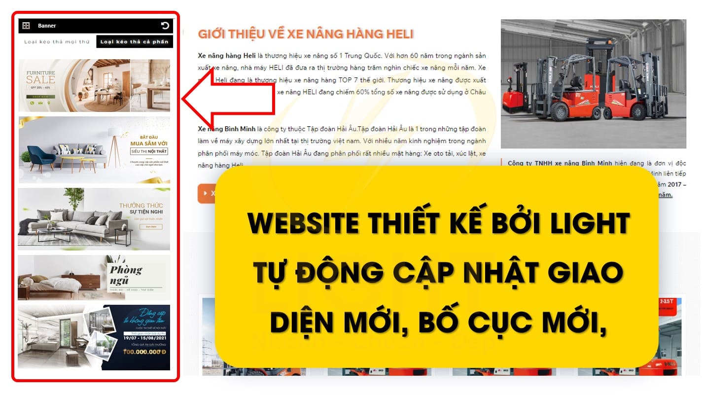 Light mang đến cho bạn giải pháp khi bạn cần trang web chuyên nghiệp nhất thị trường