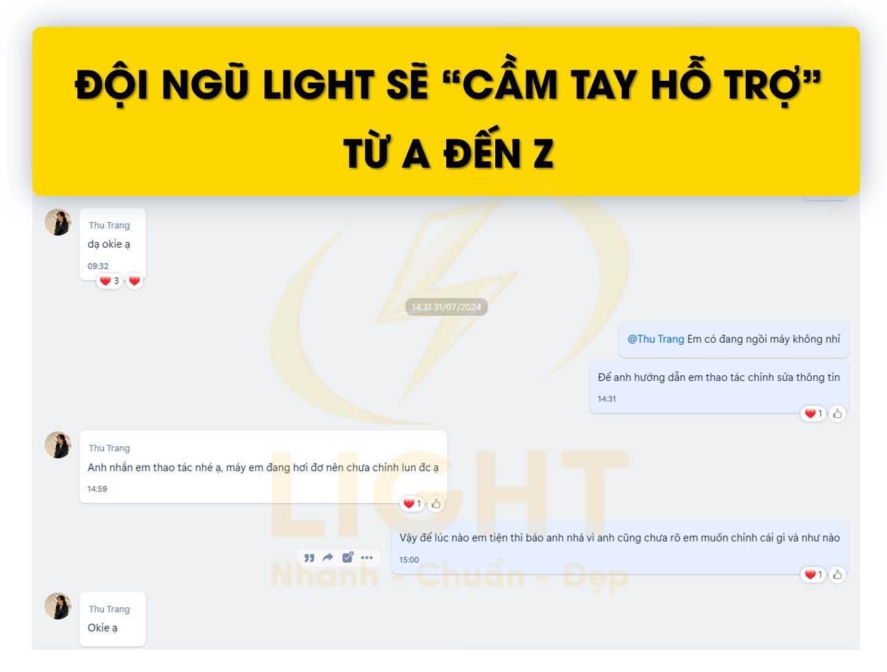 Tư vấn và vận hành web bất cứ lúc nào bạn cần