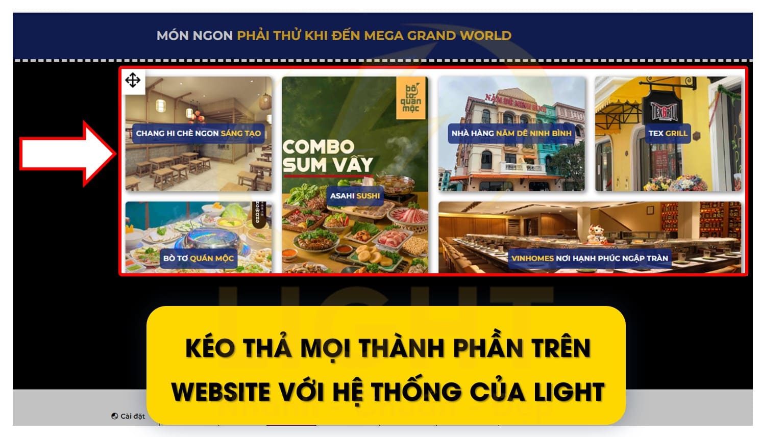 Light - Đơn vị thiết kế website Hồ Chí Minh