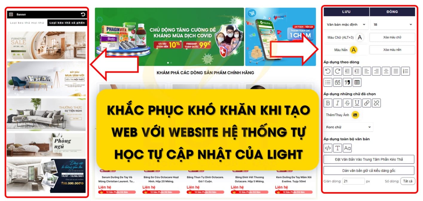 Khắc phục khó khăn khi tạo web